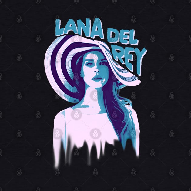 pop art Lana Del Rey by Colana Studio